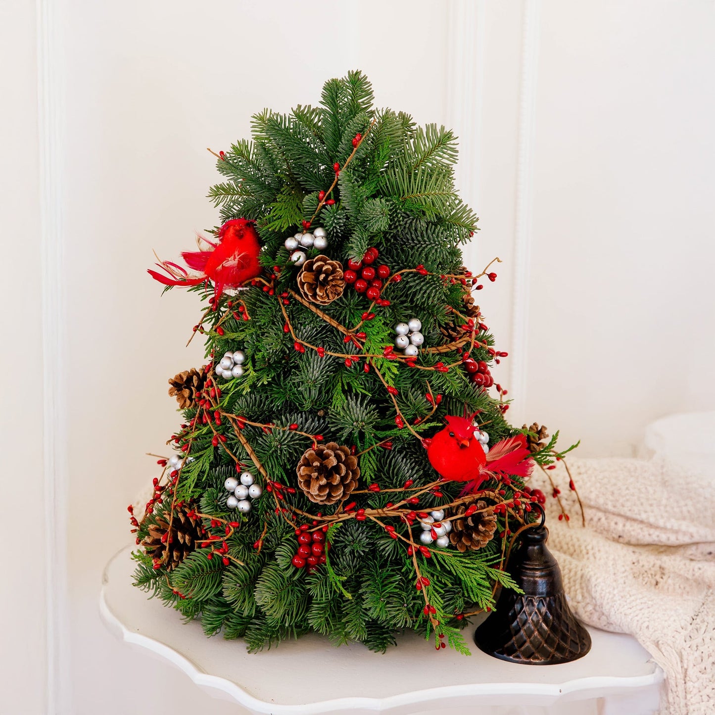 The Winter Visitors Tabletop Tree