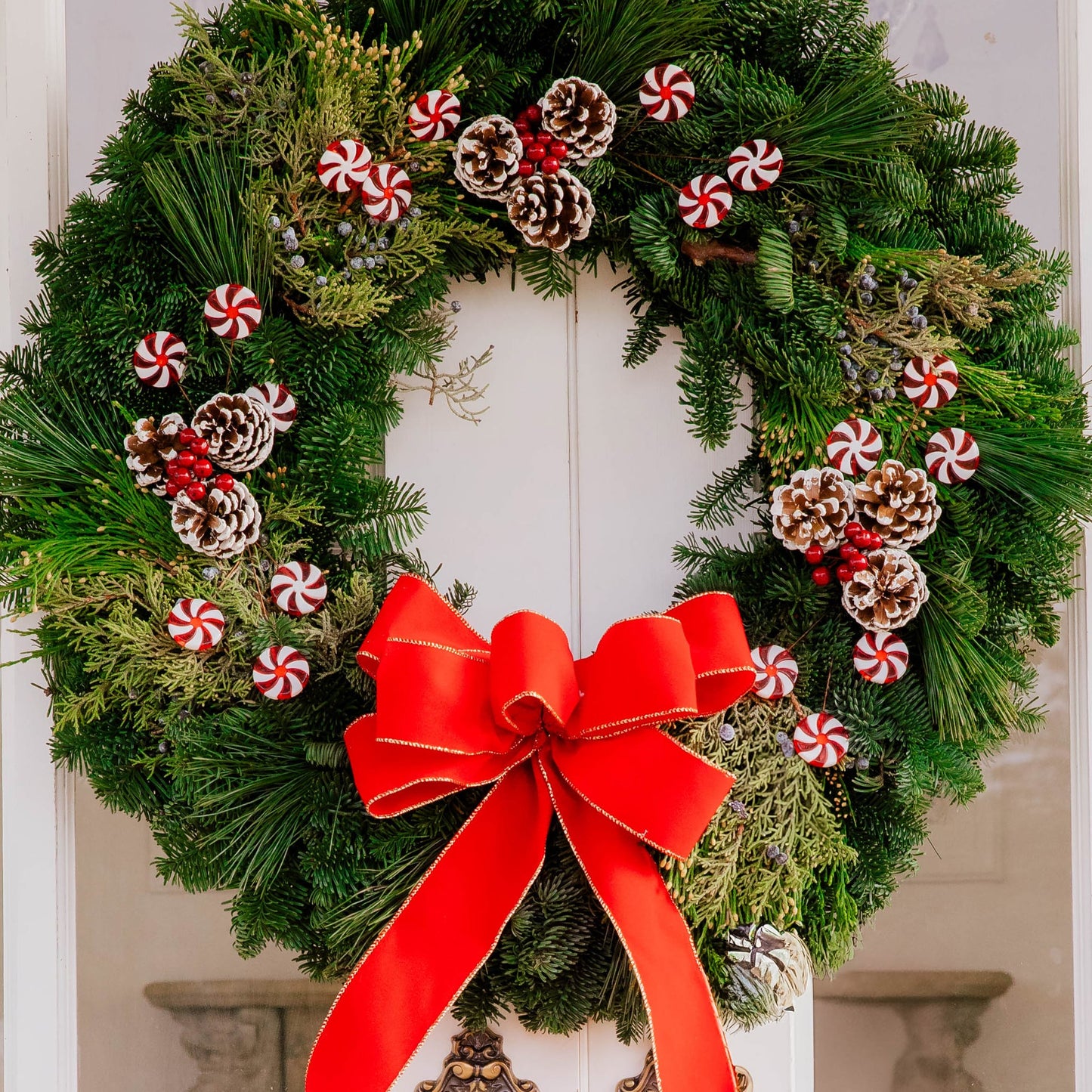 Peppermint Candy Wreath