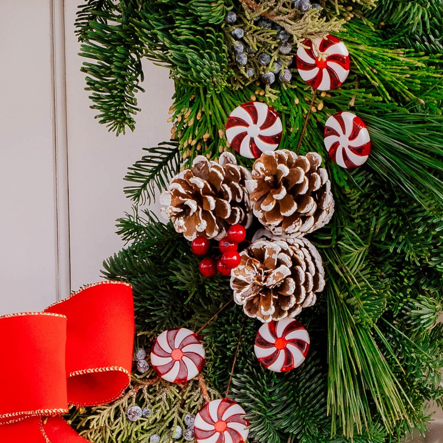 Peppermint Candy Wreath