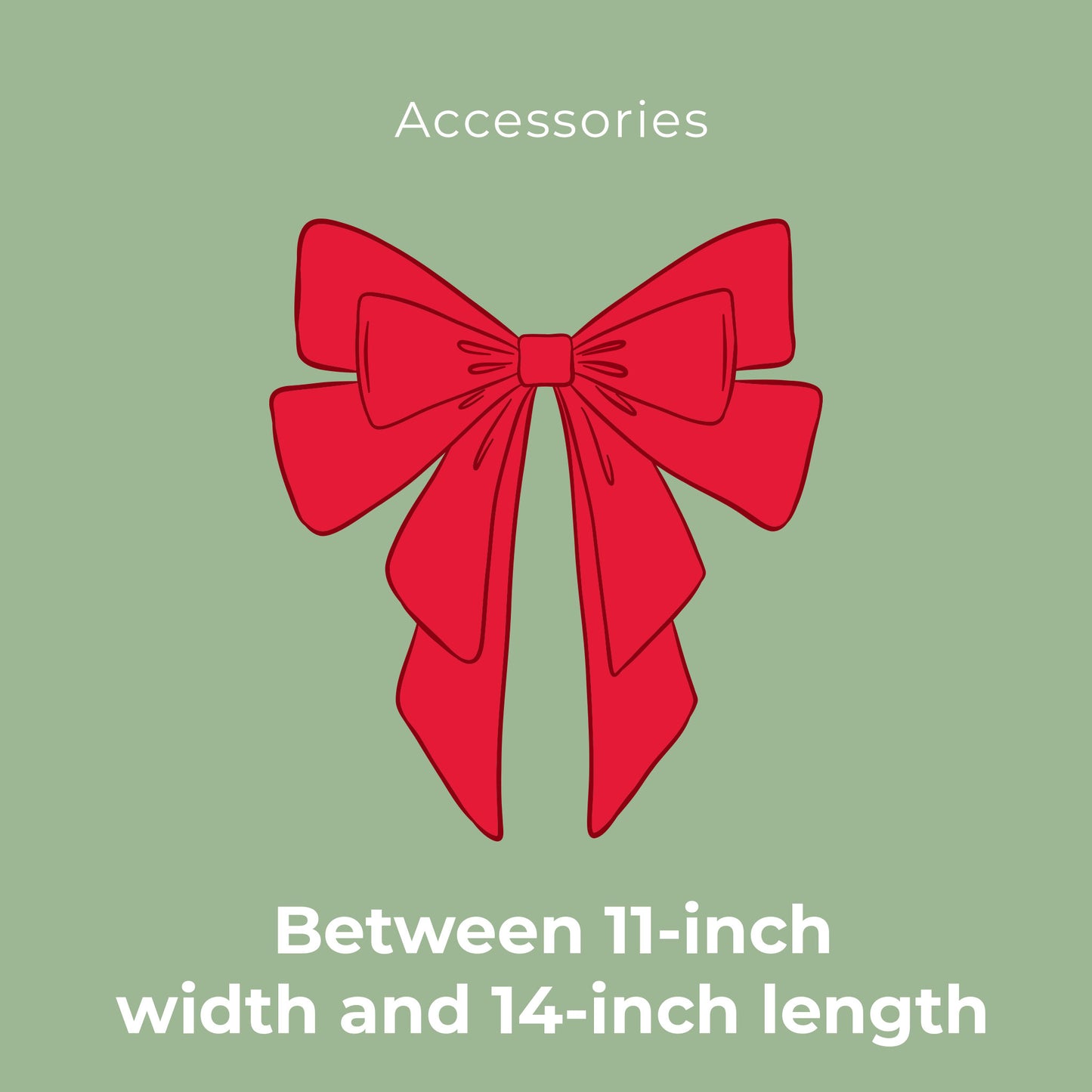 Red Bow trimmed in gold