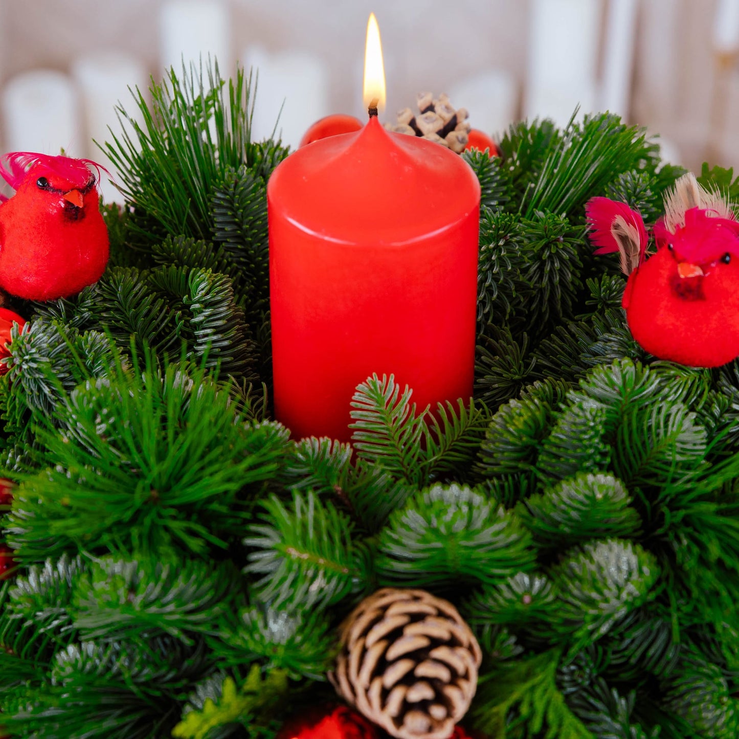 The Winter Visitors Centerpiece