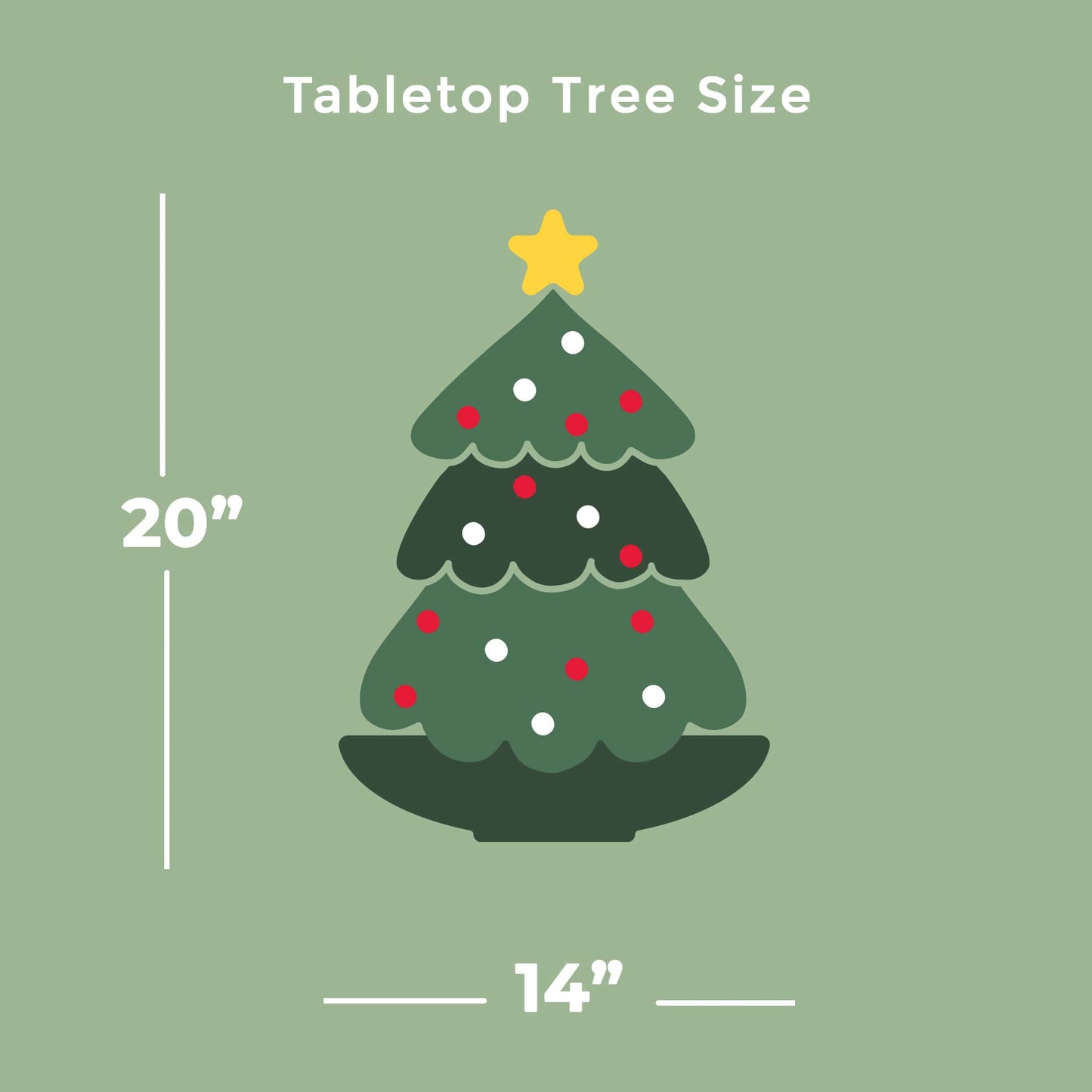 Christmas Eve Tabletop Tree