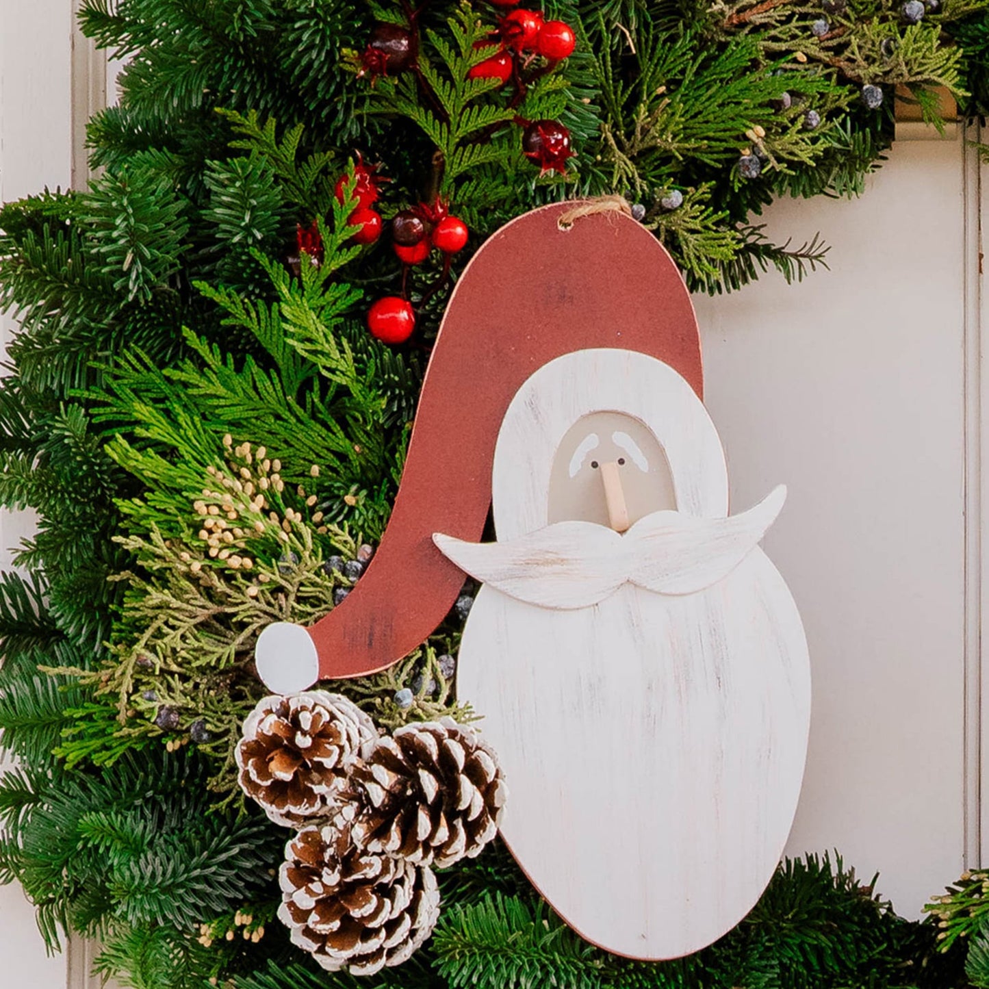 Santa Wreath