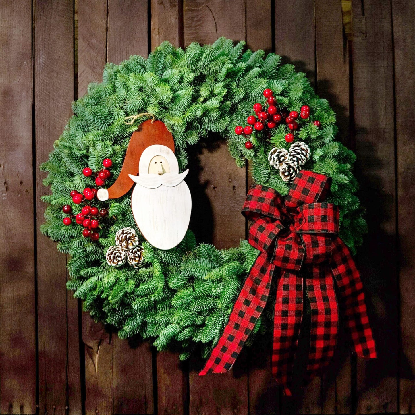 Santa Wreath
