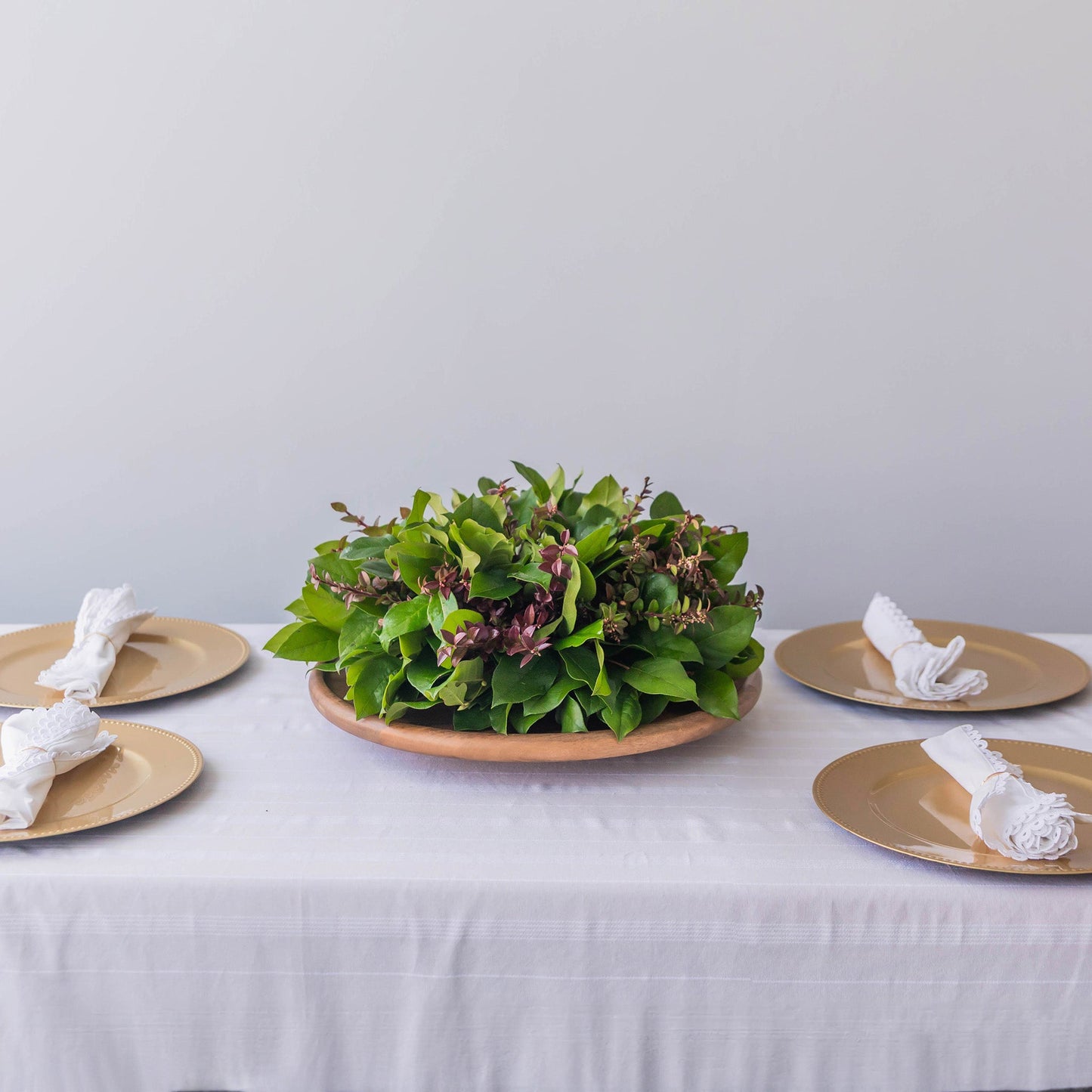Salal and Red Huckleberry Centerpiece