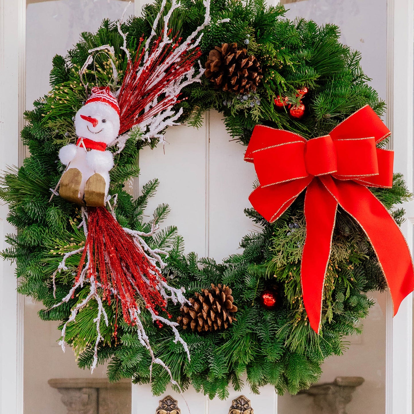 The Snowman’s Cheer Wreath