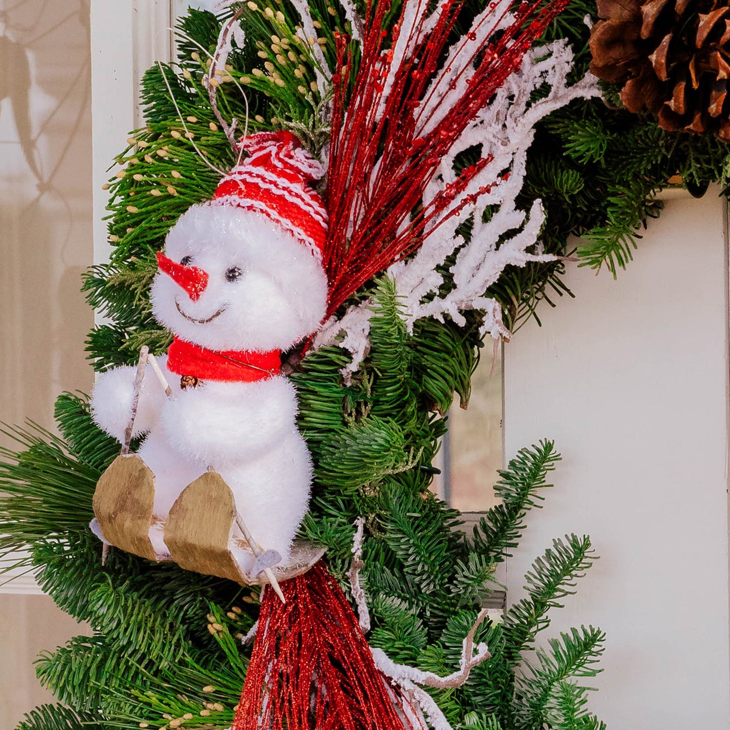 The Snowman’s Cheer Wreath