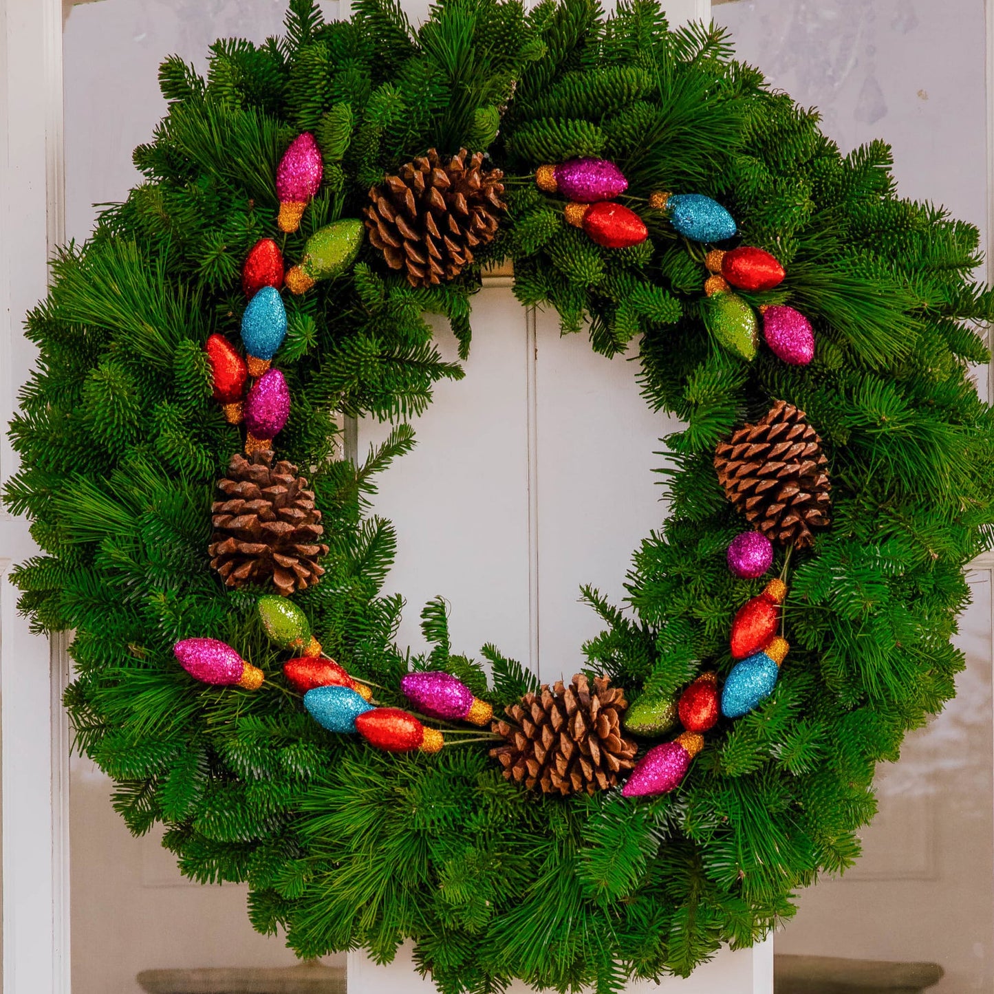 Holiday Lights Wreath