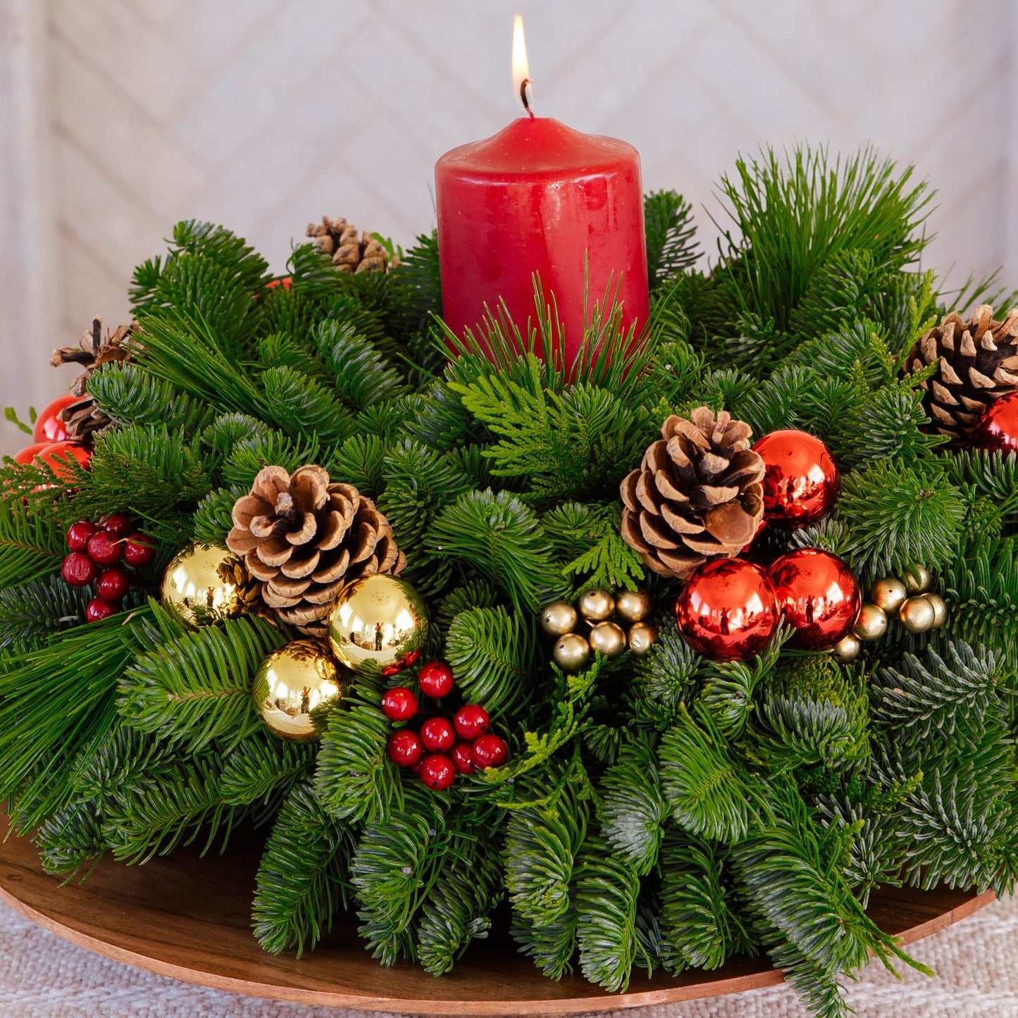Yuletide Glow Centerpiece