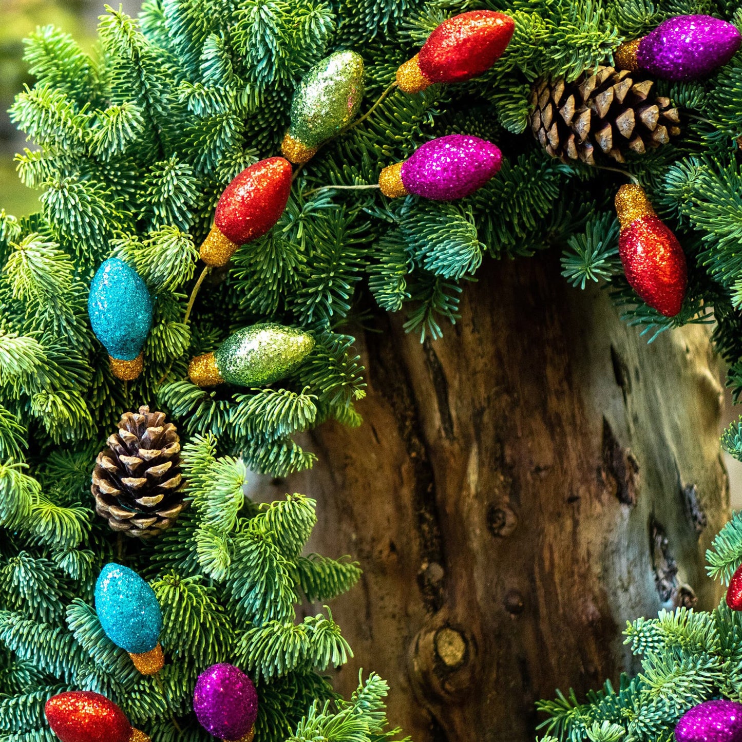Holiday Lights Wreath