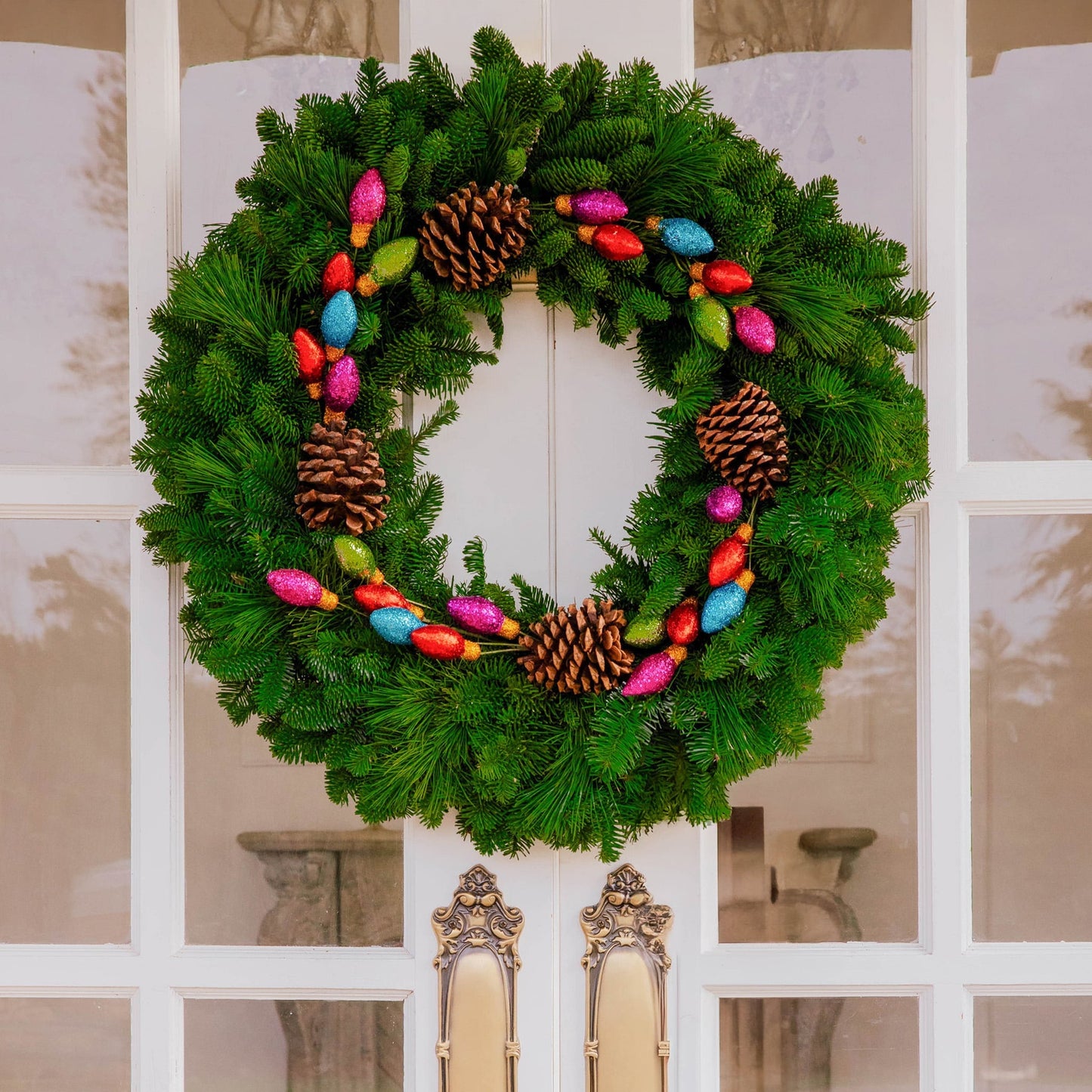 Holiday Lights Wreath