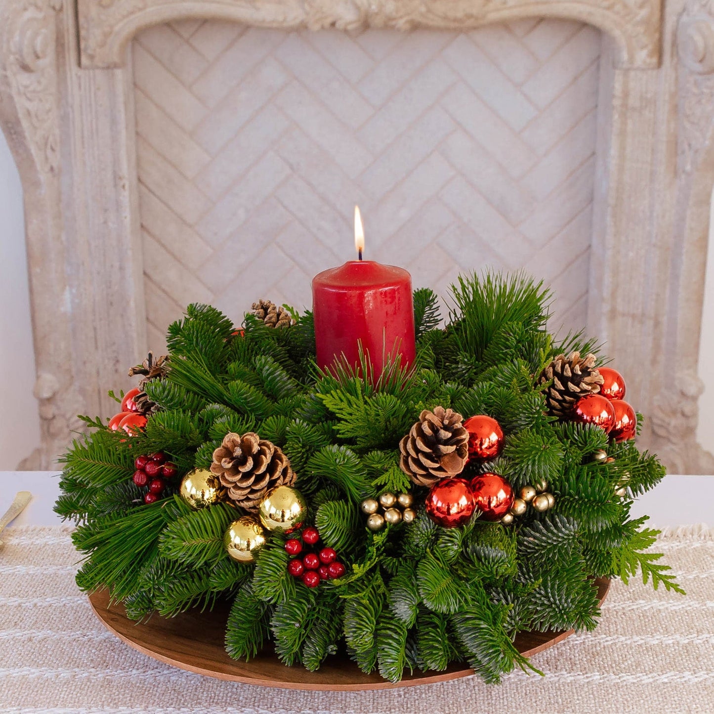 Yuletide Glow Centerpiece