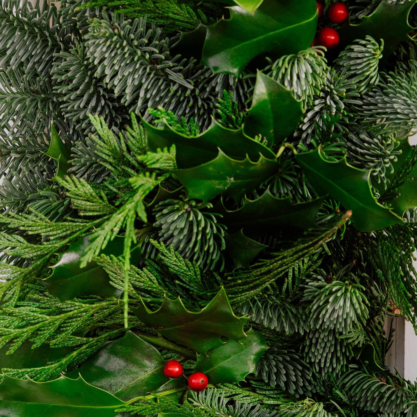 The Holiday Holly Wreath
