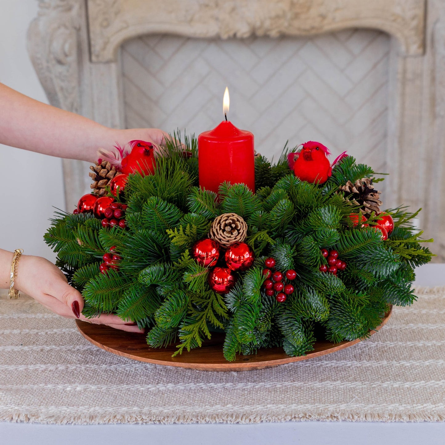 The Winter Visitors Centerpiece