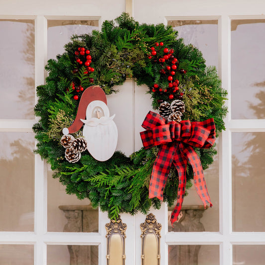 Santa Wreath