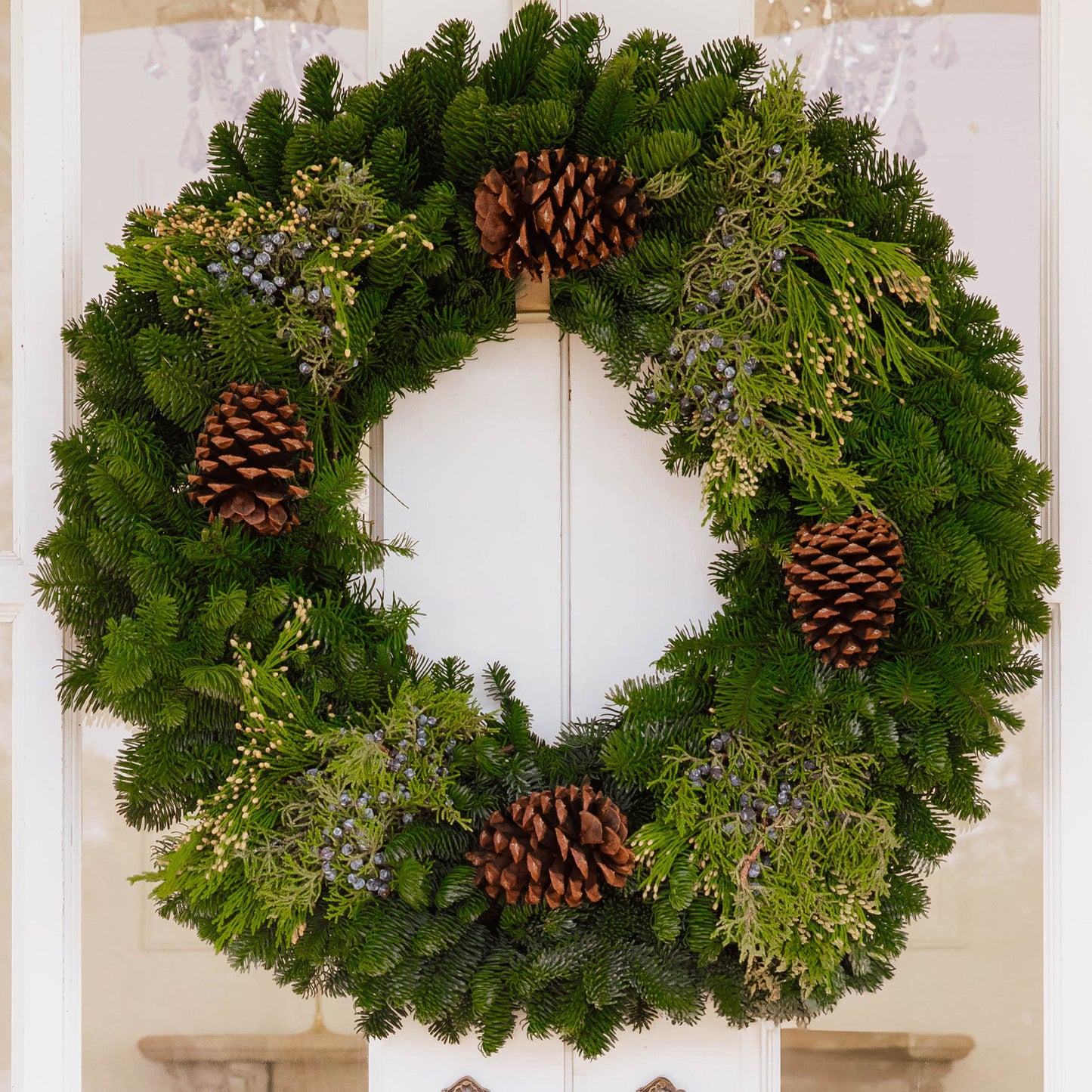 The Glade with Cones Wreath