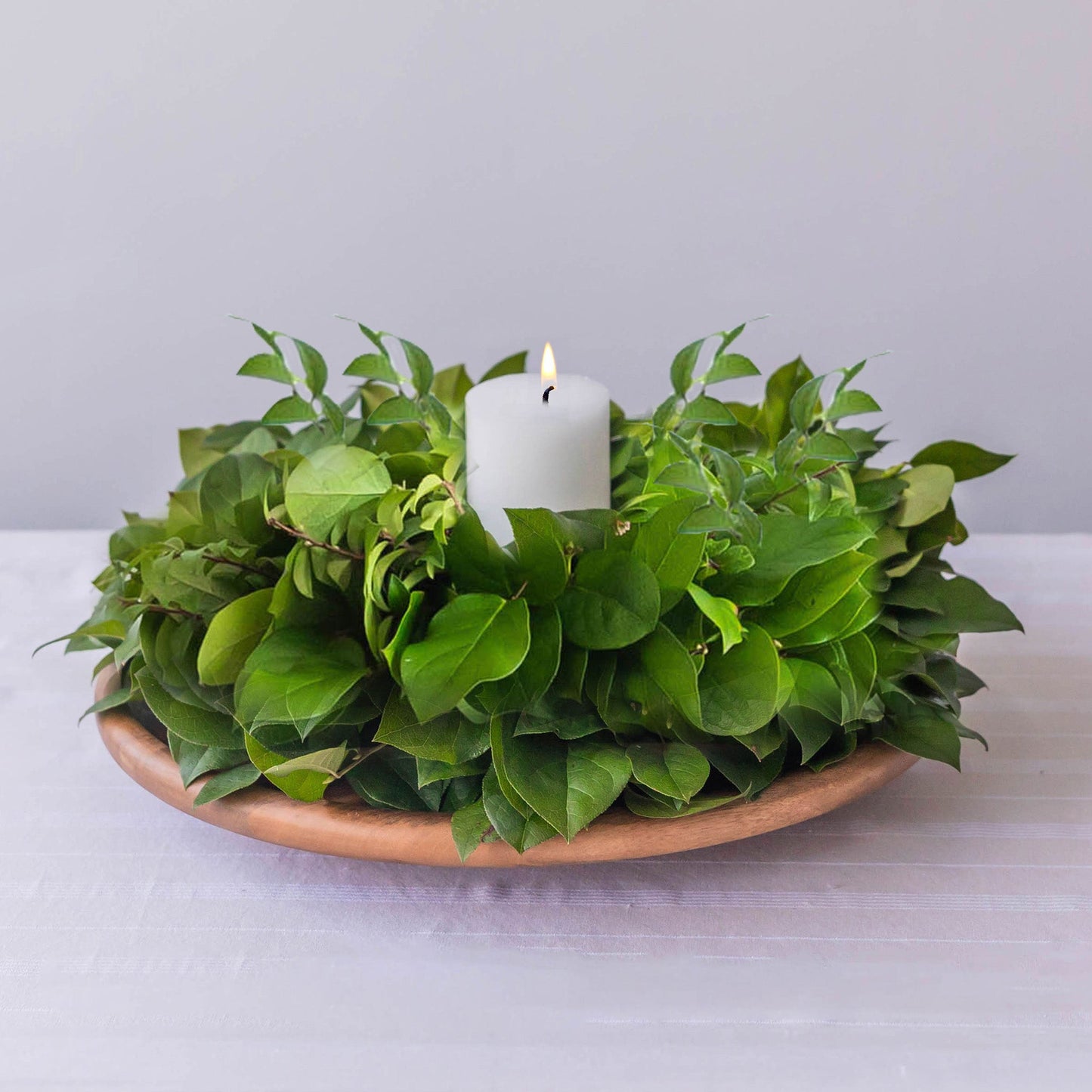 Salal and Green Huckleberry Centerpiece