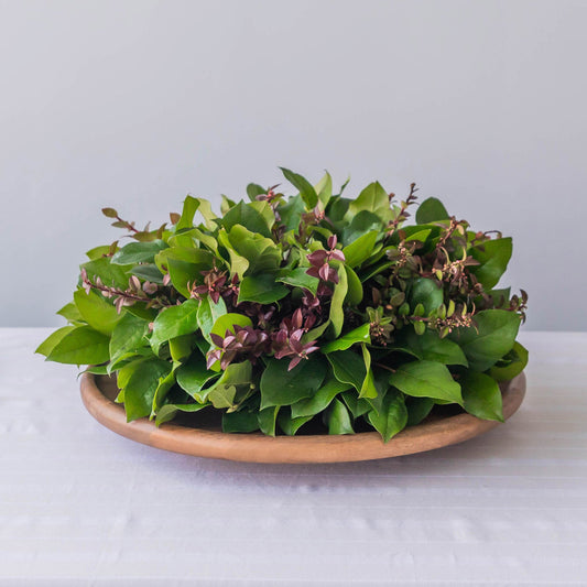 Salal and Red Huckleberry Centerpiece