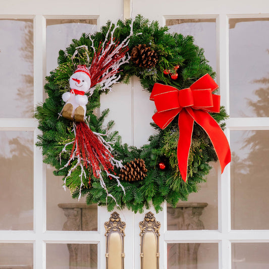 The Snowman’s Cheer Wreath