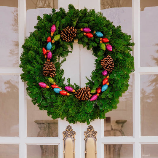 Holiday Lights Wreath