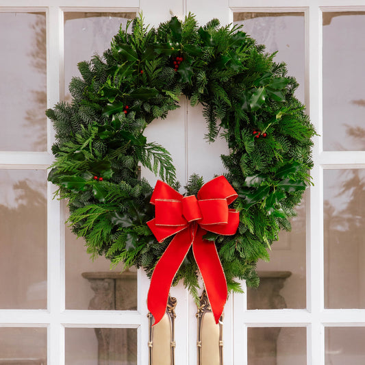 The Holiday Holly Wreath