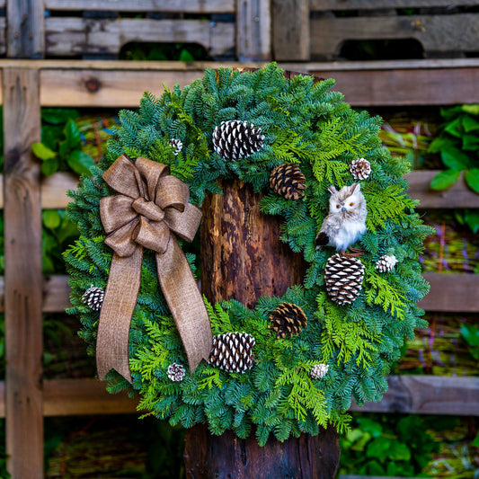 Owl Wreath